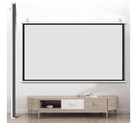 EIYAVVIDV Schermo Di Proiezione Home Theater 30" 40" 50" 60" 72" Schermo Di Proiezione Manuale Schermo Cinematografico Portatile HD 4K Per Ufficio, Viaggio(30 Inch (16:9))