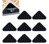 EIYVPRA 8 Pcs Anti Derapant Tapis, Rug Grippers,antiderapant tapis parquet,Réutilisable et Lavable Tapis Antidérapant,Anti Curling Carpet Grippers Coin pour Planchers de Bois Franc, Carpettes et Tapis