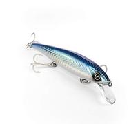 EJA 130 Bullet - Esca Artificiale per la Pesca a Spinning, Jerk Minnow 130 mm 28 g - Affondante, Nuoto Vigoroso, Valido per un gran numero di Predatori Marini e d’Acqua Dolce (BLUE AYU)