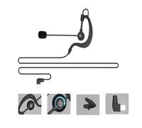 EJEAS V6C PRO+ Auricolari full duplex per arbitri di calcio con gancio auricolare, connettore Type-C per interfono Vnetphone V6C FBIM