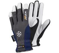 Ejendals 295-10 misura 25,40 cm (10") Tegera 749,30 cm (295")-Guanti in pelle, colore: grigio/bianco/blu