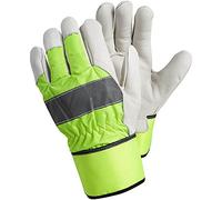 Ejendals 298 - 10 taglia 10 "Tegera 298 - Guanto in Pelle, Colore: Verde/Grigio/Bianco