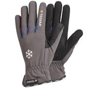 Ejendals Tegera 417 - Guanti in pelle sintetica, taglia 11, 1 pezzo, grigio/nero, 417-11