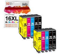 ejet 16XL Compatibili per Epson 16 16XL Cartucce d'inchiostro per Workforce WF-2