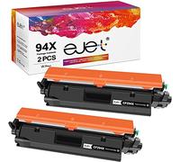 ejet Compatibili Cartucce di Toner Sostituzione per HP 94X CF294X per Laserjet Pro M118dw MFP M148dw M148fdw M148fw (Nero, 2-Pack)