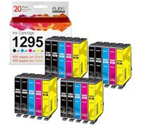 ejet T1295 Multipack Cartucce Compatibile per Epson T1295 T1291 T1292 T1293 T1294 per Workforce WF-3520 WF-3540 WF-7525 WF-7515 Stylus SX235W SX425W SX435W SX445W SX535WD (20 Pack)