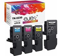 ejet TK5230 Compatibili Cartucce di Toner Sostituzione per Kyocera TK5230 TK-5230 per ECOSYS M5521CDN M5521CDW P5021CDN P5021CDW (Nero Ciano Magenta Giallo, 4-Pack)