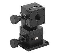 EJGMCNSGB Piattaforma di rifinitura Manuale a Coda di Rondine con ASSE XZ, Piattaforma di Sollevamento per Ingranaggi Leggera HFLX-A40 40 x 40 mm