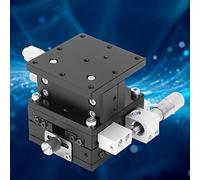 EJGMCNSGB Tavola Scorrevole di Regolazione della rifinitura della tavola lineare a 3 Assi XYZ Manuale 60x60mm applicabile alle apparecchiature di collaudo dei macchinari di Produzione