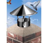 EJGMCNSGB Universal Cappello per Camino Maximizes Flusso d’Aria con Impermeabile Vento & Pioggia Protezione per Tetto Ventilazione & efficiente Copertura per Camino