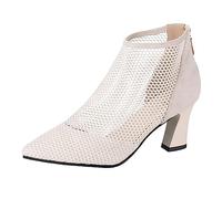 EJIMUQO Regalo Di Natale Stivali Donna Neri Stivali Bimba Numero 23 Stivali Lunghi Donna Bordeaux Pelle Stivaletto Donna Tacco A Spillo Jeans Stivali Donna Alti Con Tacco Basso