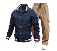 EJIMUQO Tuta Go Kart Bambino Tuta Anti Calabroni Tuta Intera Impermeabile Bambino4 Anni Tuta Felpata Uomo Blu Tuta da Sci Uomo Completo Tuta Impermeabile Bambino 1 Anno 2 Pezzi