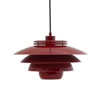 Ejka Lampadario Rosso Scuro
