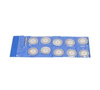 Ejoyous 10 Pezzi Set di Dischi da Taglio Diamantati Mola Diamantata Sintetica con Asta per Utensili Rotanti Mole da Taglio Tonde Sottili per Smerigliatura Levigatura Legno Metallo Pietra (40 mm)