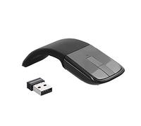 Ejoyous 2.4G Wireless Arc Mouse, Mouse Ottica Pieghabile Touch con Ricevitore USB Si Piega per Accendere Si Appiattisce per Spegnere per PC Laptop