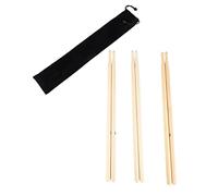 Ejoyous 3 Coppie Drumstick in Legno di Acero Non Slip, Solide 5A, Bastoncini di Batteria, Eccellente elasticità, Pacchetto Versatile per comodità con Sacchetto di Stoccaggio