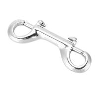 Ejoyous 316 in Acciaio Inossidabile Inossidabile Gancio a Doppia estremità Scuba Clip Immersioni Marine Grade per Immersioni Facili da Usare con Una Mano di 5 Dimensioni Disponibili (65 mm)