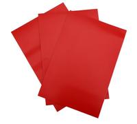 Ejoyous 3pcs Kit Patch di Riparazione in PVC, per Giocattolo in Barca Gonfiabile Kayak -floß -Pool Giocattoli con 3 Colori Nero Rosso Impermeabile Grigio (Rosso)