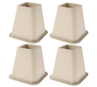 Ejoyous 4 Pezzi Rialzi per Letto, Rialzi per Tavolo da 15cm, Estensione per Gambe del Tavolo per Divano Letto, scrivania, Sedia, Frigorifero