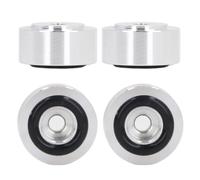 Ejoyous 4pcs in Alluminio in Lega di Altoparlante Isolamento Piedi Piedi Facili Installazione, qualità del Suono Avanzata, Padietti Impediscono le Vibrazioni per i Giocatori di CD con Protezione per