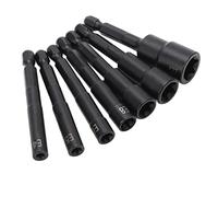 Ejoyous 7 Pz Set di Bussole per Trapano Elettrico CRV Punta Esagonale per Mandrino E4 E5 E6 E8 E10 E12 E14 Gambo da 1 4 Pollici per Riparazione Auto Fai da Te Manutenzione Stampi Viti Torx Antifurto