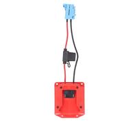 Ejoyous Adattatore Batteria 18V per Giocattoli Peg Perego a Cavallo Connettore Power Wheels con Fascio di Cavi 12 AWG e Porta-fusibile per Progetti Fai-da-te di Robotica e Auto RC (connettore blu)