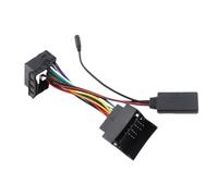 Ejoyous Adattatore Bluetooth Aux con Cavo Microfono da 59,1 Pollici | Connettore Audio Auto, Corpo in ABS, Alimentazione 12V DC, Riproduzione Musica Dal Telefono, Chiamate in Vivavoce,