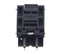 Ejoyous Adattatore Programmatore RT809H PEI PES QFP80 Presa Adattatore Seriale ICSP Programmazione Parallela Ad Alta velocità Presa a 30000 Cicli per Tecnici di Riparazione e Programmazione EMMC