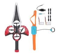 Ejoyous Aeroplano RC con Spada Volante Telecomandata con Riconoscimento dei Gesti, Luce LED Multicolore e Giroscopico Stabile per Ragazzi, Ragazze, Adulti, Principianti (rosso)