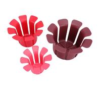 Ejoyous Aiuto per Affettare la Frutta, Materiale TPE PP Premium, Affettare Uniforme per Cuochi Domestici, 3 Dimensioni per Patate Al Pomodoro Mela