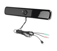 Ejoyous Altoparlante per Computer, Audio Stereo Alimentato Tramite USB in Materiale ABS per Desktop e Laptop con Luci LED Respiratorie