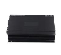 Ejoyous Amplificatore per Auto a 1 Canale, Amplificatore Subwoofer per Auto da 2500 W, in Lega di Alluminio, Mono da 11 a 15 V, con Potenziamento dei Bassi, Controllo Passa Basso per, Camion,