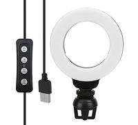 Ejoyous Anello Luminoso, Anello Luminoso Dimmerabile a LED in Plastica per la Formazione Online, l'insegnamento, le Conferenze per la Trasmissione Dal Vivo