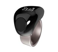 Ejoyous Anello Tasbih Digitale Contatore Preghiere Promemoria Anello Lega Ti ABS Digitale Bluetooth 5.1 Display OLED IP67 Ricarica Magnetica Impermeabile per Uomo Donna Uso Preghiera Quotidiana (20