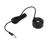 Ejoyous Atomizzatore di Nebbia per Produttore di Nebbia con 4 Perle a LED Impermeabili per le Vasche di Pesce Vasi per Stagni l'umidificazione Paesaggio Esterno Interno (BLACK)