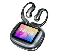 Ejoyous Auricolari per Traduzione AI Bluetooth 5.4 Cuffie Wireless con Gancio per l'orecchio con Custodia Touch Screen 130 più Lingue Modalità Musica di Gioco a Bassa Latenza per Viaggi, Lavoro,