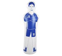 Ejoyous Bicchiere Gonfiabile per Allenamento di Calcio Calcio 0,35 M Sacco da Boxe da Boxe in PVC 40x160 Cm per Allenamento di Calcio Portiere Pratico Manichino Gonfiabile per (Blu)