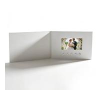 Ejoyous Biglietto di auguri video, brochure elettronica con schermo LCD per compleanno, matrimonio, pubblicità, Natale, supporta video HD 720p, formato MP4 JPEG, regalo commerciale portatile (7