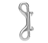 Ejoyous Bullone a Scatto in Acciaio Inossidabile 316 Gancio a Doppia estremità Apertura da 10 Mm Clip a Sgancio Rapido Lucidata a Specchio per Linee Marine Rigging Cinture Corde Catene Cavi Piccoli