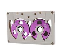 Ejoyous Cassetta Vuota da Bobina a Bobina, Guscio in ABS, Doppia Faccia, 50 Minuti, per la Registrazione di Musica e gli Appassionati di Vintage