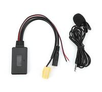 Ejoyous Cavo Bluetooth AUX, Adattatore Audio Bluetooth per Auto Adattatore Cavo Bluetooth 5.0 AUX con Microfono Vivavoce Sostitutivo per Auto 500/Grande Punto/Qubo/Fiorino