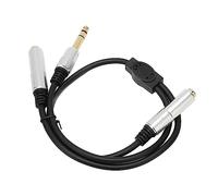 Ejoyous Cavo da 6,35 Mm a Due 6,35 Mm y Cavo Splitter Robusto e Lungo Durata, Trasmissione del Suono Premium, compatibilità con Apparecchiature Professionali e Domestiche, Scissione Stereo Precisa,