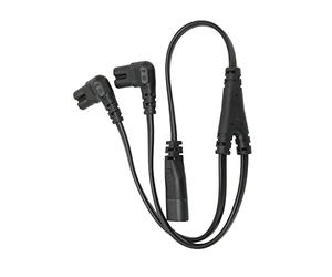 Ejoyous Cavo di Alimentazione IEC320 C8 a Doppio C7, Cavo di Prolunga Sdoppiatore a Y con 1 Ingresso e 2 Uscite per Lampada da Scrivania LCD