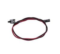 Ejoyous Cavo di Alimentazione PC SW 48cm, 2 Pin ATX Desktop | Cavo \'interruttore di ripristino on/off della scheda madre, cavo in PVC da 18,9 pollici, sostituzione del pannello della