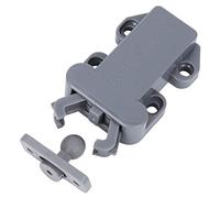 Ejoyous Chiusure per Porte a Rimbalzo Chiusure per Porte Autobloccanti in Nylon 6 Set per Armadi e Cassetti 6 X 4 X 1,8 Cm Installazione Semplice Ferramenta per Mobili Senza Maniglie (GRAY)