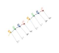 Ejoyous Clamp/Holder di Simulazione della Libellula, Morsetto Decorativo Semplice Rosso Giallo Verde Clamp/Holder di Palo della Libellula Finta per Il Patio di Casa