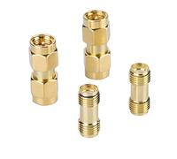 Ejoyous Connettore SMA a SMA di Alta qualità, Connettore Adattatore Coassiale RF con compatibilità Versatile, Facile Installazione, Ampia Gamma di Utilizzo