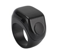 Ejoyous Contatore Intelligente per Dito, Contapassi Intelligente per Dito Controllo Touch Schermo da 0,42 Pollici Display a Diodi Organici a Emissione di Luce per la Preghiera per i Musulmani (BLACK)