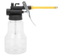 Ejoyous Contenitore per Olio per Macchine Contenitore per Olio Trasparente da 250 Ml Oliatore Manuale Ad Alta Pressione con Tubo Flessibile per Pressa Idraulica e 2 Ugelli per la Lubrificazione di