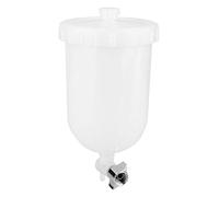 Ejoyous Contenitore per Pistola a Spruzzo per Vernice, Contenitore per Vernice Ad Alimentazione Laterale da 400 Ml con Connettore Filettato in Acciaio Inossidabile, Ricambio per P